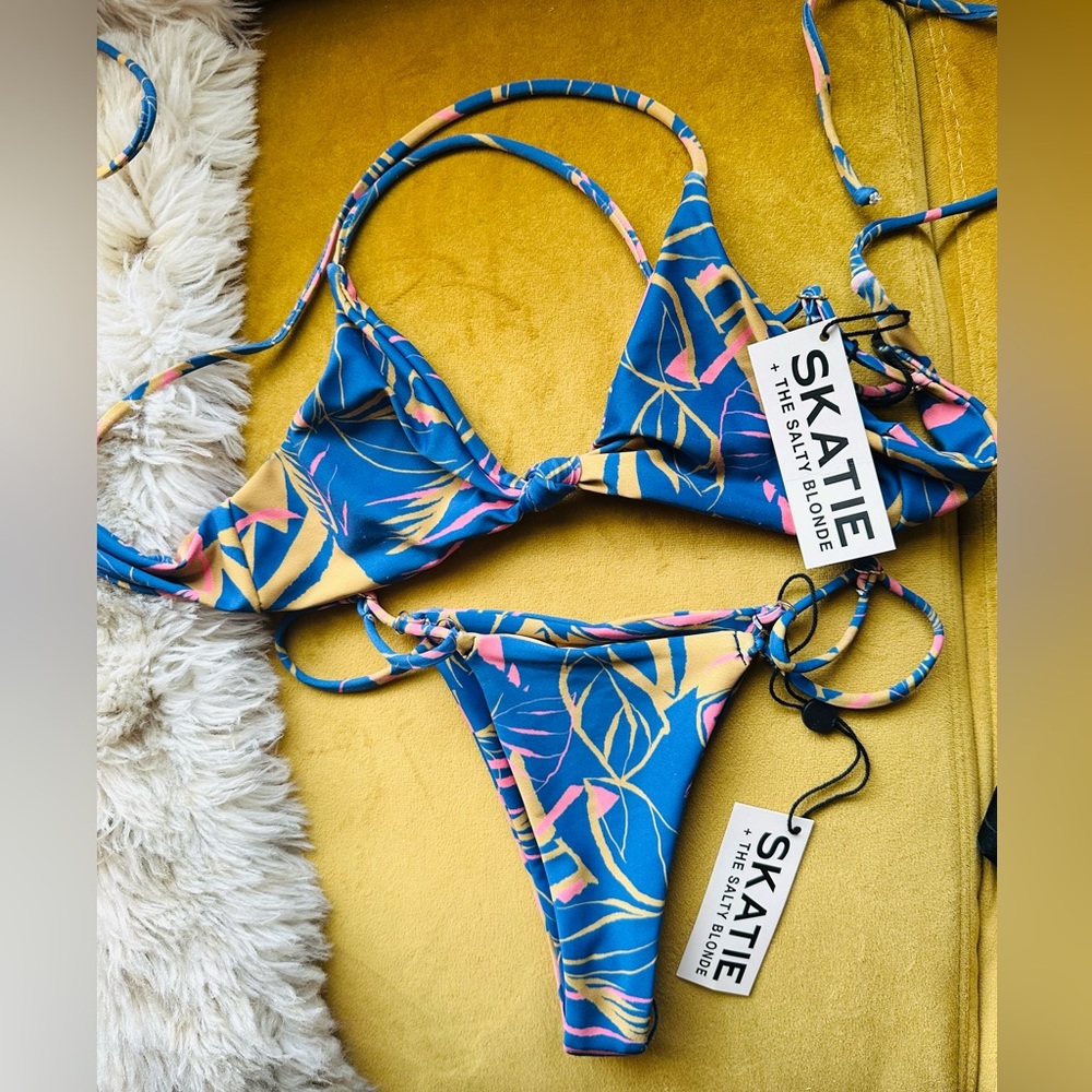 NEW Skatie XS Swimsuit with The Salty Blonde Collab.